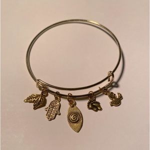 Gold Adjustable Bangle
